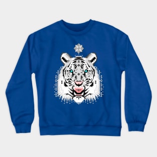 Snow Tiger Crewneck Sweatshirt